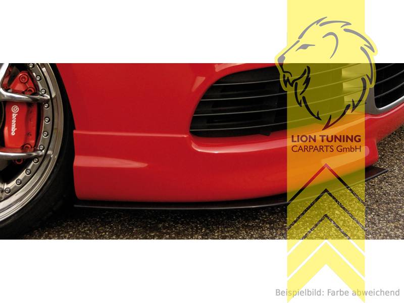 schwarz matt, nur passend für unsere Spoilerlippe Art.: 24218, ABS Kunststoff, schwarz - lackierfähig, Eintragungsfrei / mit ABE