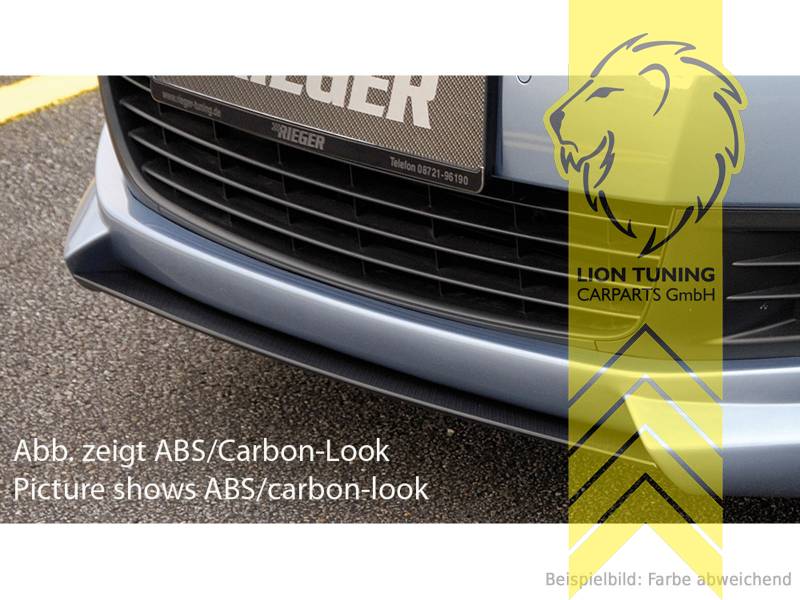 schwarz matt, nur passend für unsere Spoilerlippe Art.: 24222 24223, ABS Kunststoff, schwarz - lackierfähig, Eintragungsfrei / mit ABE