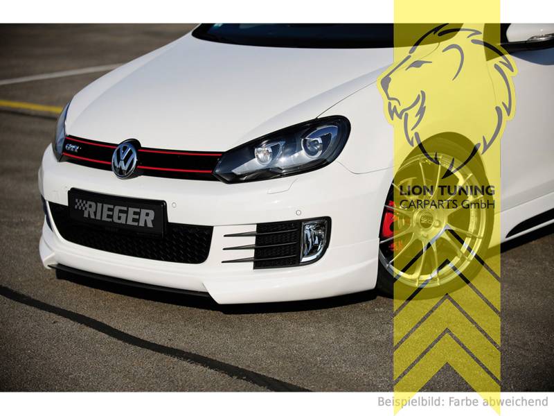 nur passend für GTi / GTD Stoßstange, ABS Kunststoff, schwarz - lackierfähig, Eintragungsfrei / mit ABE
