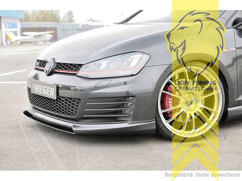 nur passend für GTi / GTD Stoßstange, ABS Kunststoff, schwarz - lackierfähig, Eintragungsfrei / mit ABE