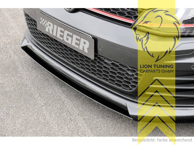 Liontuning - Tuningartikel für Ihr Auto  Lion Tuning Carparts GmbH Rieger  Frontspoiler Spoilerlippe Spoiler für VW Golf 7 GTD GTI
