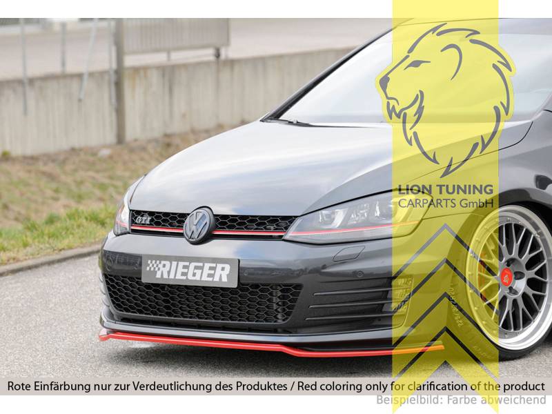 Liontuning - Tuningartikel für Ihr Auto  Lion Tuning Carparts GmbH Rieger  Frontspoiler Spoilerlippe Spoiler für VW Golf 4