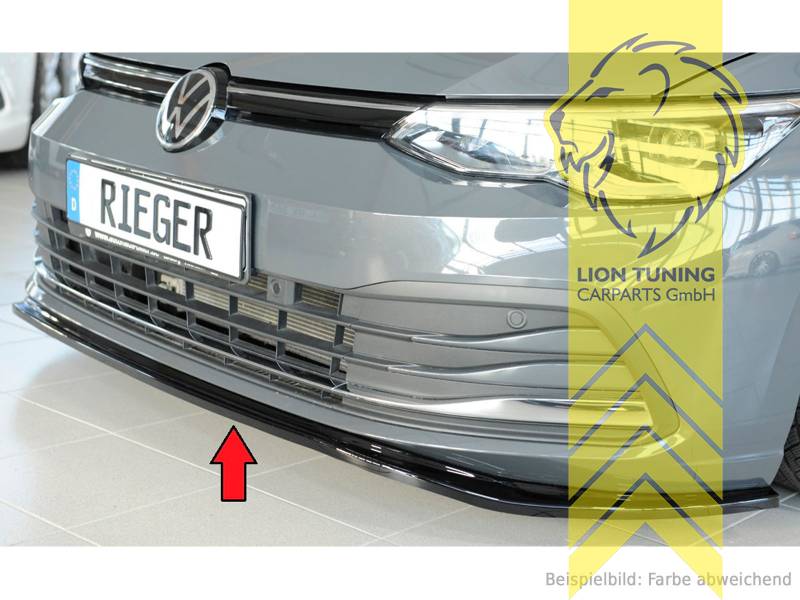 Liontuning - Tuningartikel für Ihr Auto  Lion Tuning Carparts GmbH Rieger  Frontspoiler Spoilerlippe Spoiler für VW Golf 4