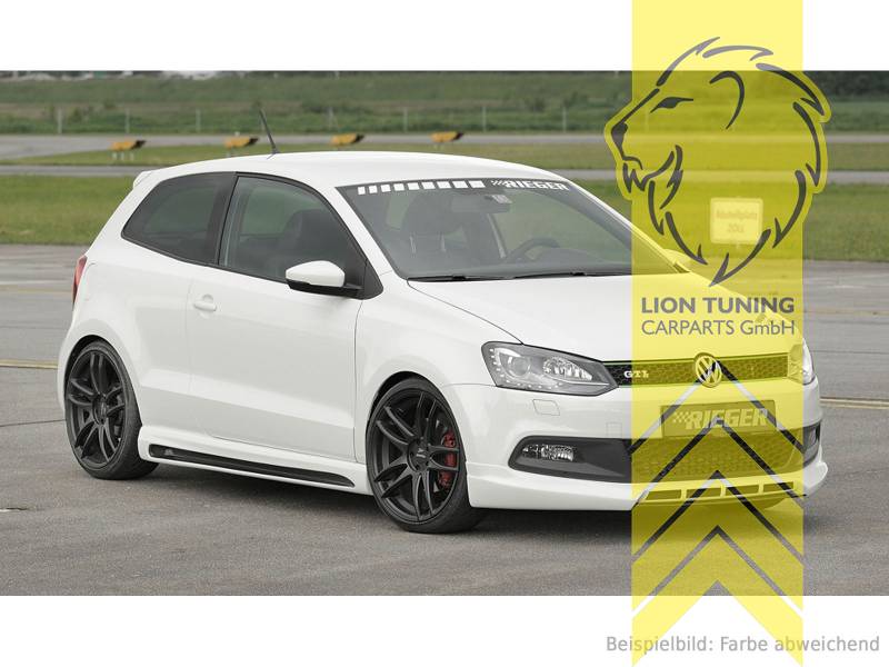 Liontuning - Tuningartikel für Ihr Auto  Lion Tuning Carparts GmbH Rieger  Frontspoiler Spoilerlippe Spoiler für VW Polo 6R GTI
