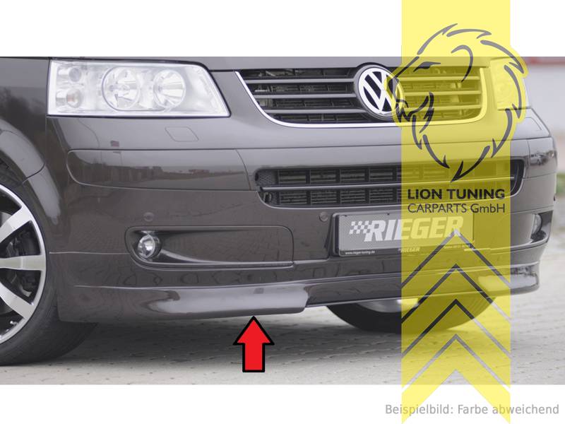 nur passend für Multivan und Caravelle Front, ABS Kunststoff, schwarz - lackierfähig, Eintragungsfrei / mit ABE