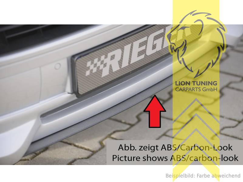 schwarz matt, nur passend für unsere Spoilerlippe Art.: 24292, ABS Kunststoff, schwarz - lackierfähig, Eintragungsfrei / mit ABE