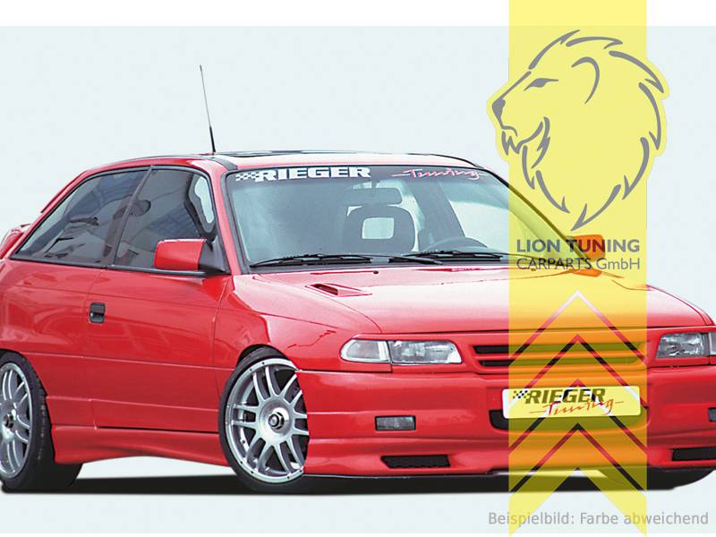 schwarz matt, ABS Kunststoff, schwarz - lackierfähig, Eintragungspflichtig / Teilegutachten liegt bei