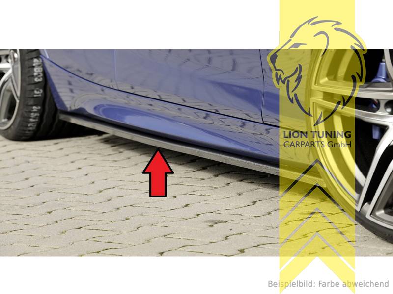 carbon Optik, nur passend für Fahrzeuge mit M-Paket, ABS Kunststoff, Eintragungsfrei / mit ABE