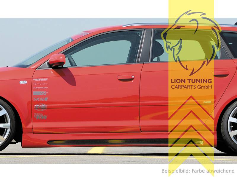 carbon Optik, ABS Kunststoff, schwarz - lackierfähig, Eintragungsfrei / mit ABE