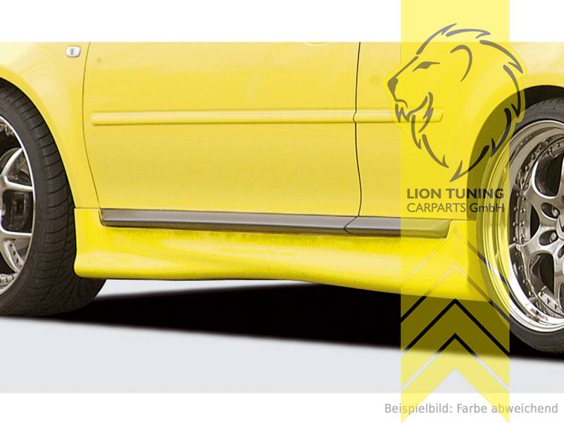 schwarz matt, nur passend für S3, ABS Kunststoff, schwarz - lackierfähig, Eintragungsfrei / mit ABE