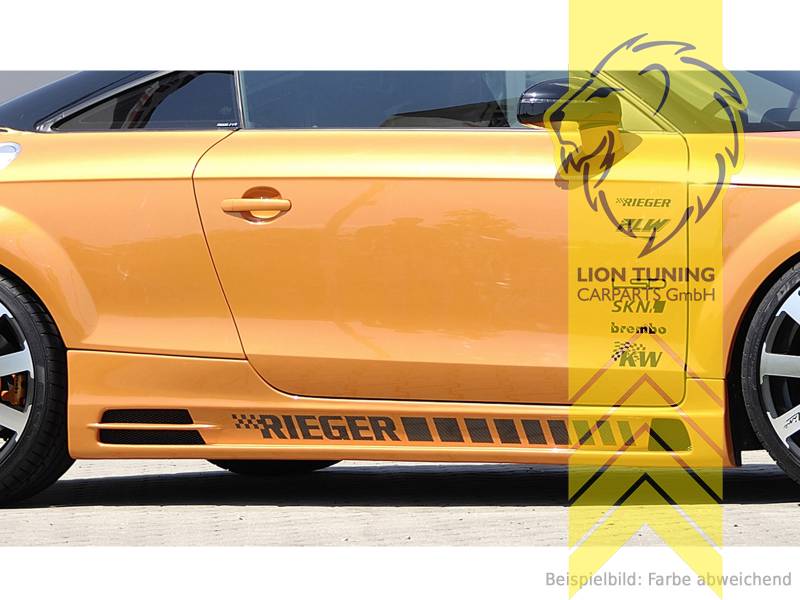 schwarz matt, ABS Kunststoff, schwarz - lackierfähig, Eintragungsfrei / mit ABE