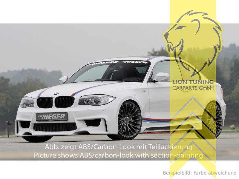 Liontuning - Tuningartikel für Ihr Auto  Lion Tuning Carparts GmbH Rieger  Seitenschweller für BMW 1er E81 E82 E88