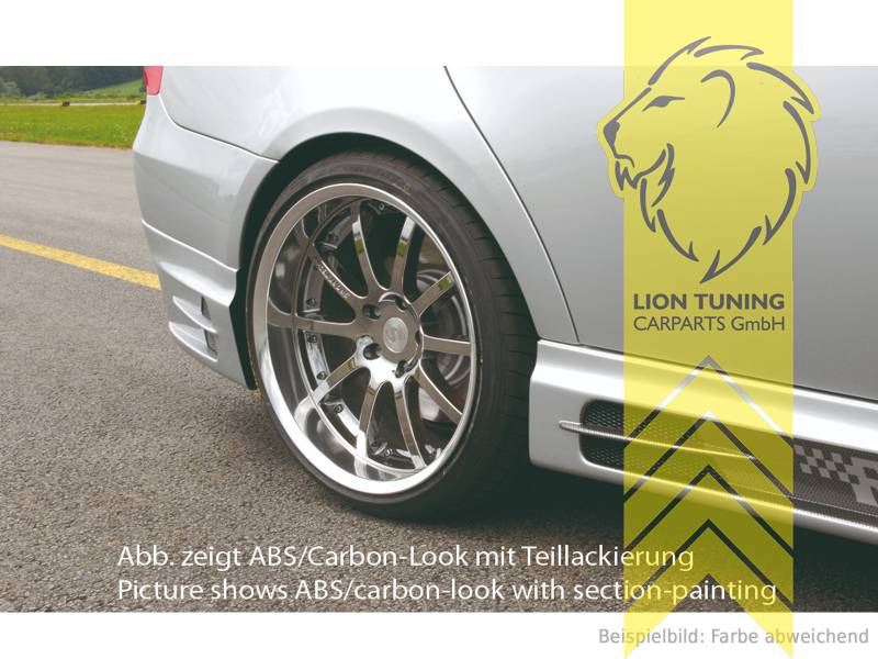 Liontuning - Tuningartikel für Ihr Auto  Lion Tuning Carparts GmbH Rieger  Seitenschweller für BMW 3er E90 Limousine E91 Touring
