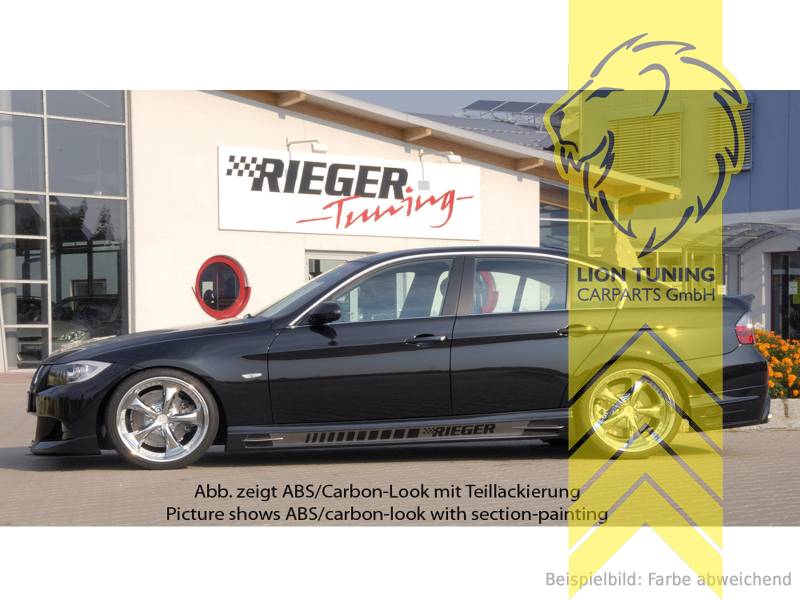 JMS Echtcarbon Spiegelkappen Lim./Touring Racelook Exclusive Line passend  für BMW E90 / E91