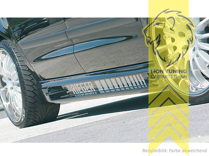 schwarz matt, ABS Kunststoff, schwarz - lackierfähig, Eintragungsfrei / mit ABE