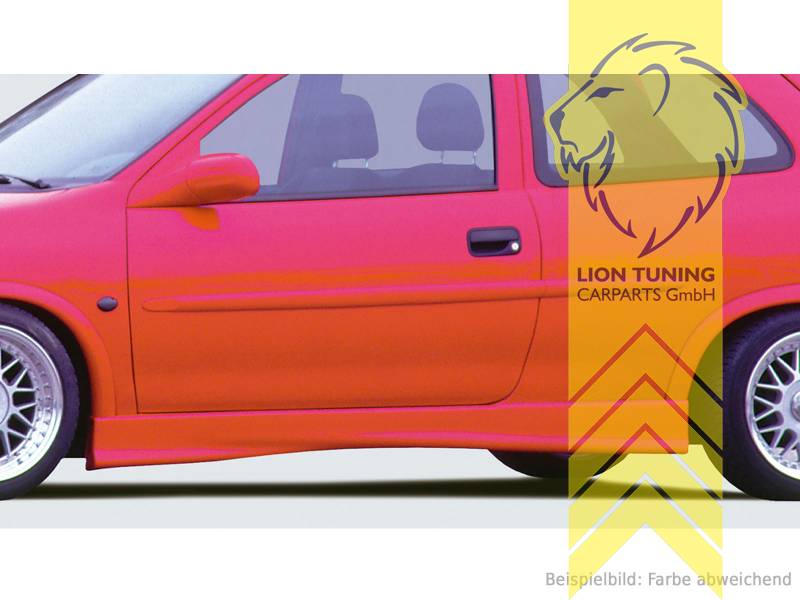 schwarz matt, nicht passend für GSI, nur passend für 3-Türer, ABS Kunststoff, schwarz - lackierfähig, Eintragungsfrei / mit ABE