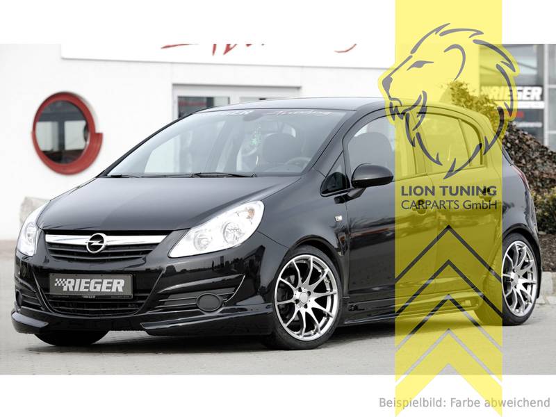 Liontuning - Tuningartikel für Ihr Auto  Lion Tuning Carparts GmbH Rieger  Seitenschweller für Opel Corsa D