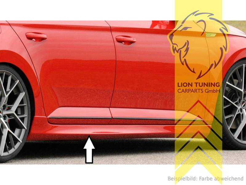 schwarz matt, ABS Kunststoff, schwarz - lackierfähig, Eintragungsfrei / mit ABE