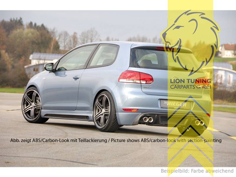 Liontuning - Tuningartikel für Ihr Auto  Lion Tuning Carparts GmbH Rieger  Seitenschweller für VW Golf 6