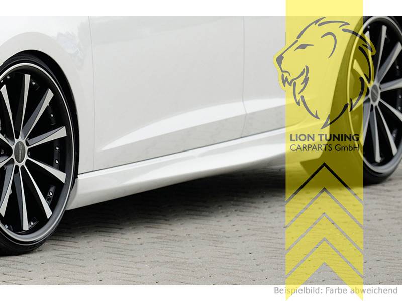 schwarz matt, ABS Kunststoff, schwarz - lackierfähig, Eintragungsfrei / mit ABE