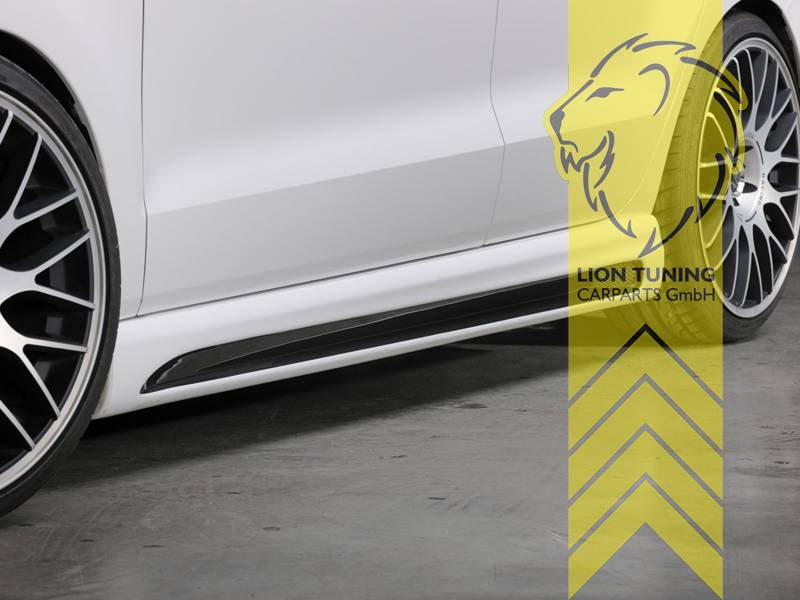 carbon Optik, ABS Kunststoff, schwarz - lackierfähig, Eintragungsfrei / mit ABE