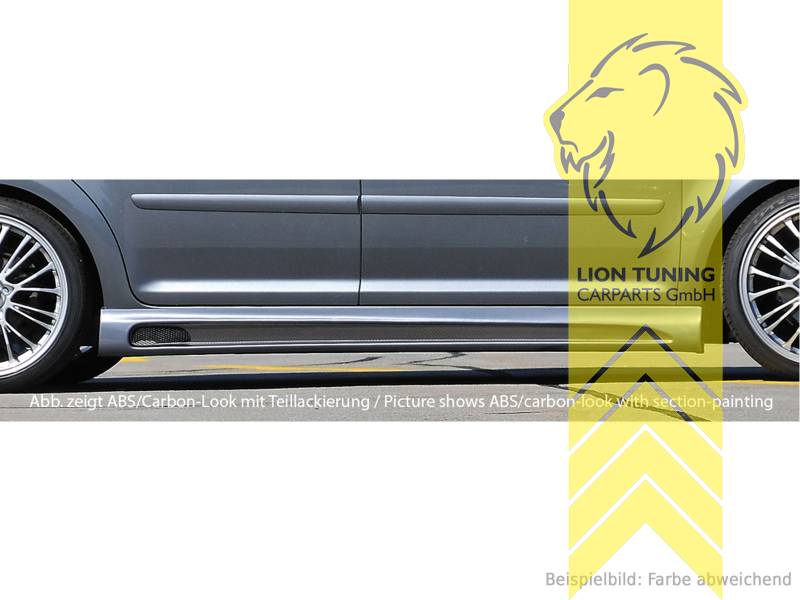 schwarz matt, ABS Kunststoff, schwarz - lackierfähig, Eintragungsfrei / mit ABE