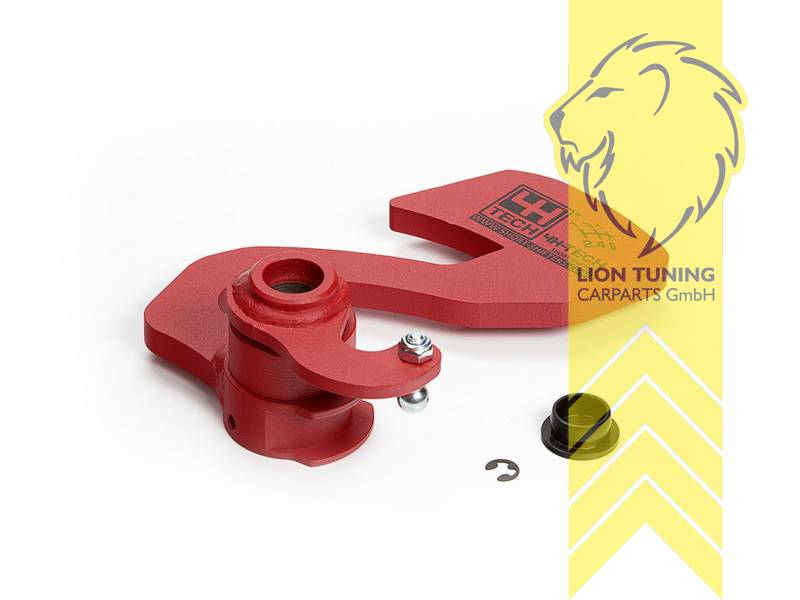 rot, nur passend für F40 Getriebe, Metall / Stahl, 9-5: 2.0 Turbo / 2.0TiD / 2.8 V6 Turbo, 9-3: alle Fahrzeuge mit Allrad Antrieb, Schaltwege um 45 Prozent kürzer!