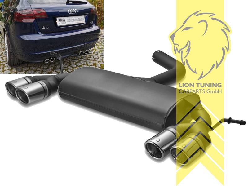 links und rechts, 4 x 70mm, nicht für Quattro, Metall / Stahl, Eintragungsfrei / mit ABE