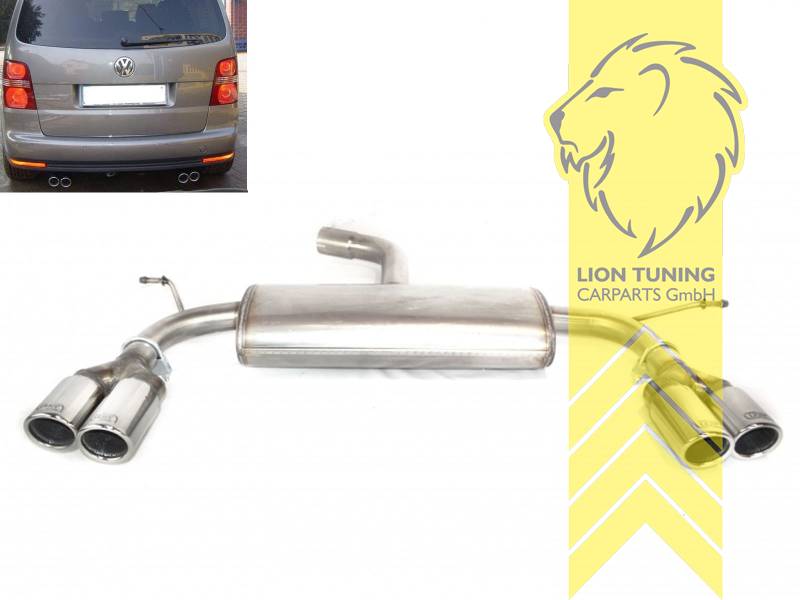 links und rechts, 4 x 70mm, Edelstahl, Eintragungsfrei / mit ABE