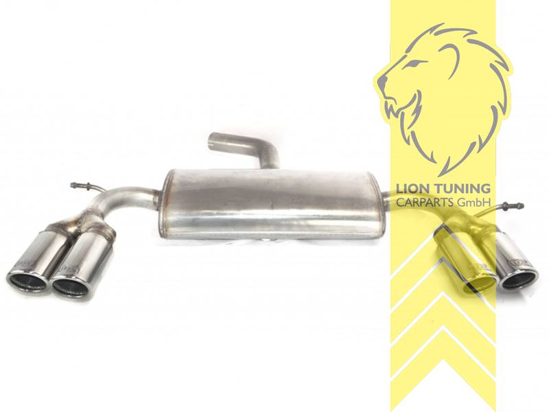 links und rechts, 4 x 70mm, Edelstahl, Eintragungsfrei / mit ABE