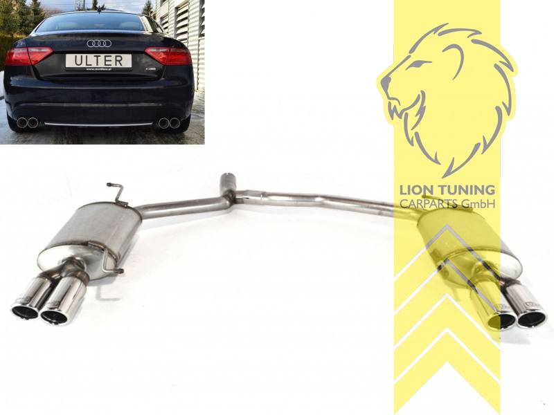 links und rechts, 4 x 70mm, Edelstahl, Eintragungsfrei / mit ABE