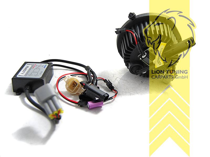 Liontuning - Tuningartikel für Ihr Auto  Lion Tuning Carparts GmbH  Nebelscheinwerfer mit LED Tagfahrlicht Mini Cooper R55 R56 R57 R58 R59 R60  R61