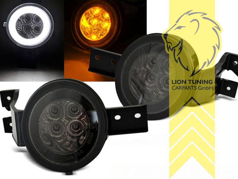LED, schwarz, LED Standlicht + LED Blinker, Eintragungsfrei / mit E-Prüfzeichen