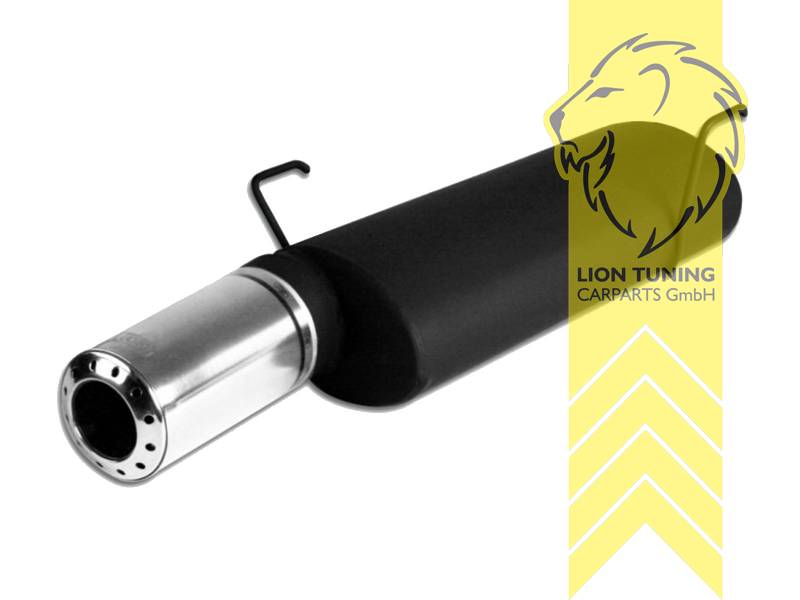 1 x 100mm, nicht passend für Cabrio, Metall / Stahl, Eintragungsfrei / mit ABE