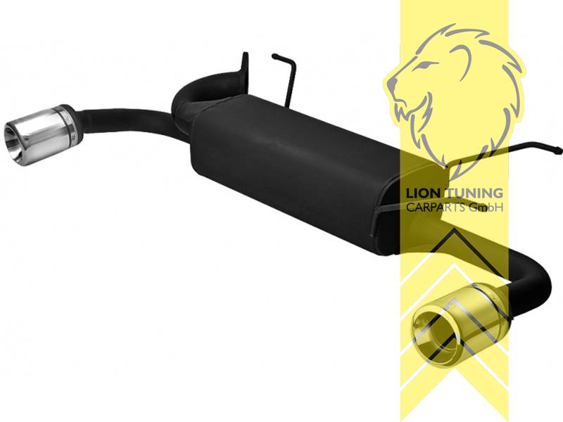 links und rechts, 2 x 100 mm, Metall / Stahl, Eintragungsfrei / mit ABE