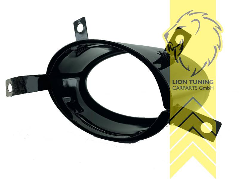 Liontuning - Tuningartikel für Ihr Auto  Lion Tuning Carparts GmbH  Edelstahl Endrohre Auspuff Blende Auspuffblenden für Audi A6 C7 Limousine  schwarz