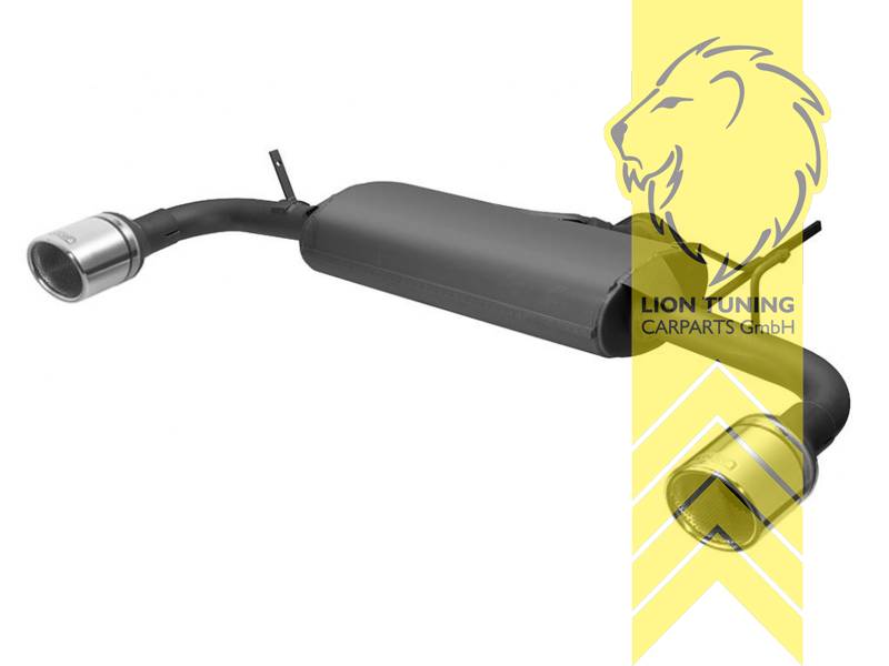 links und rechts, 2 x 100 mm, Metall / Stahl, Eintragungsfrei / mit ABE