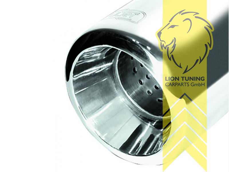 1 x 100mm, nicht passend für Cabrio, Metall / Stahl, Eintragungsfrei / mit ABE