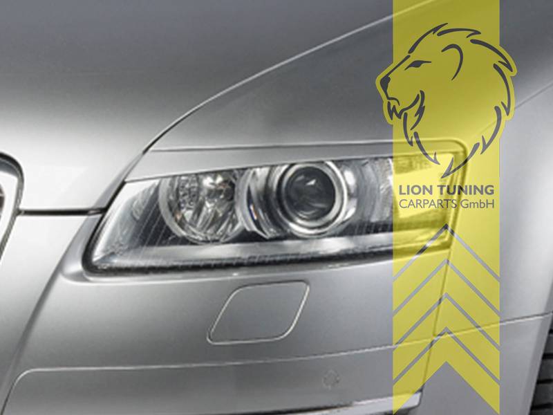 Liontuning - Tuningartikel für Ihr Auto  Lion Tuning Carparts GmbH  Scheinwerfer echtes TFL Audi A6 C6 4F LED Tagfahrlicht Limousine Avant  schwarz