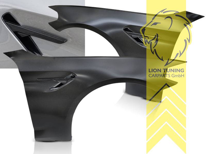 Metall / Stahl, schwarz - lackierfähig, Eintragungsfrei / als Ersatzteil verwendbar