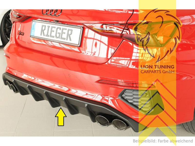 4 Rohr links und rechts 4x100x81mm, schwarz glänzend, nur passend für S-Line Stoßstange, ABS Kunststoff, Eintragungsfrei / mit ABE