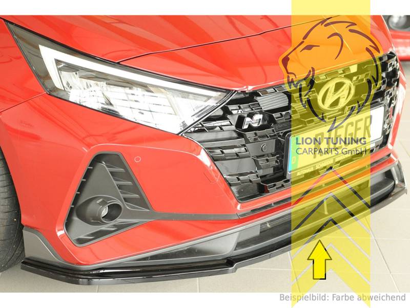 nur passend für N-Frontschürze, schwarz glänzend, ABS Kunststoff, Eintragungsfrei / mit ABE