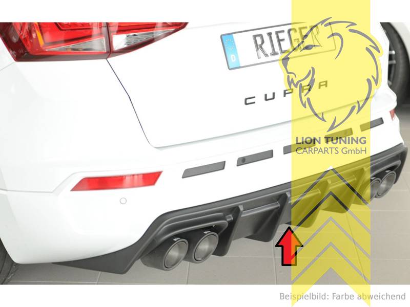 4 Rohr links rechts 4x90x72mm, 4 Rohr links rechts 4x102mm, schwarz matt, nicht für Modelle mit Anhängerkupplung, ABS Kunststoff, Eintragungsfrei / mit ABE