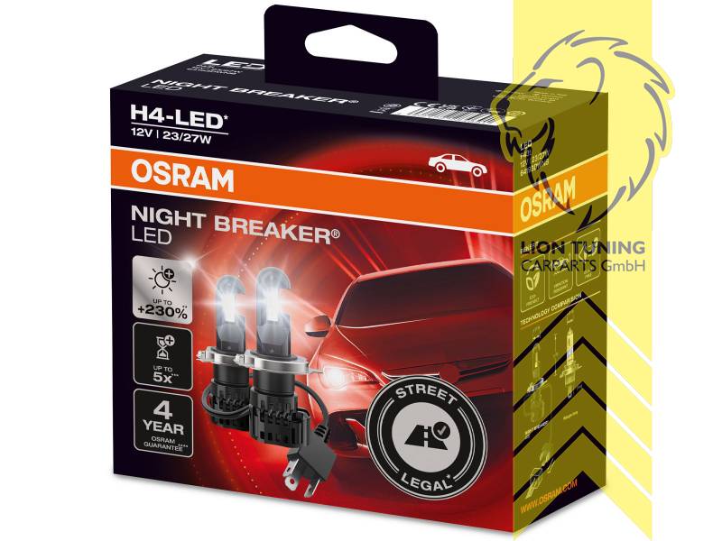 H4 LED Birne Lampe Motorrad Auto Tuning