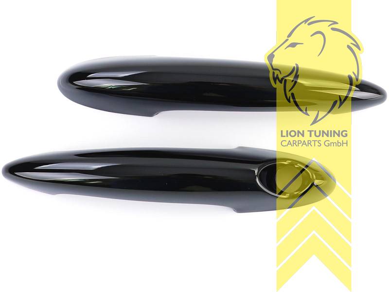 Liontuning - Tuningartikel für Ihr Auto  Lion Tuning Carparts GmbH Türgriff  Set Cover Griffe Außen für Mini R55 R56 R57 R58 R59 R60 R61 schwarz glänzend