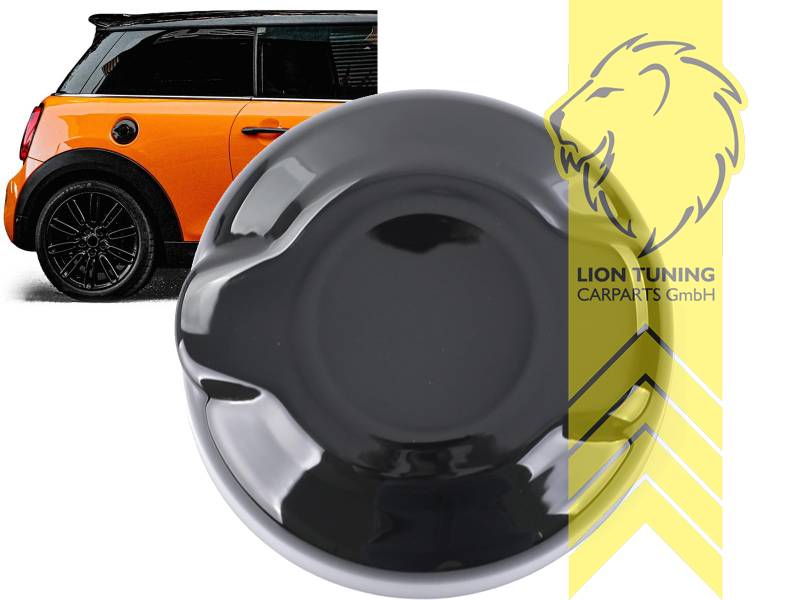 Liontuning - Tuningartikel für Ihr Auto  Lion Tuning Carparts GmbH  Tankdeckel Abdeckung Cover für Mini R56 R57 R58 R59 R60 schwarz weiss