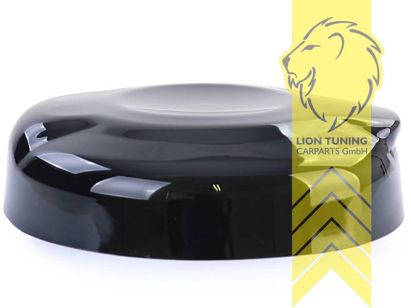 Liontuning - Tuningartikel für Ihr Auto  Lion Tuning Carparts GmbH Tankdeckel  Abdeckung Cover für Mini R56 R57 R58 R59 R60 schwarz weiss