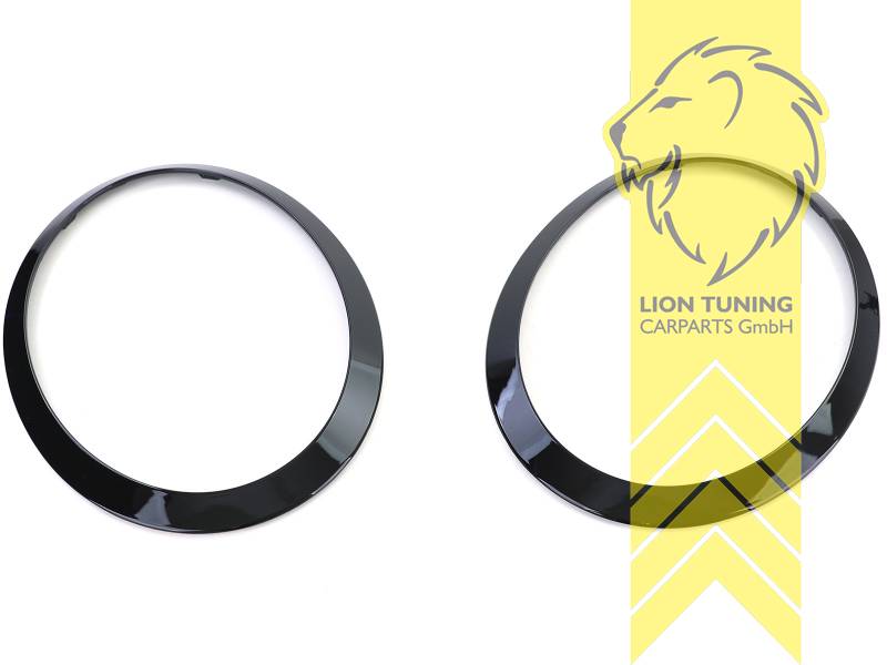 Liontuning - Tuningartikel für Ihr Auto  Lion Tuning Carparts GmbH  Türgriff Set Cover Griffe Außen für Mini R55 R56 R57 R58 R59 R60 R61  schwarz glänzend