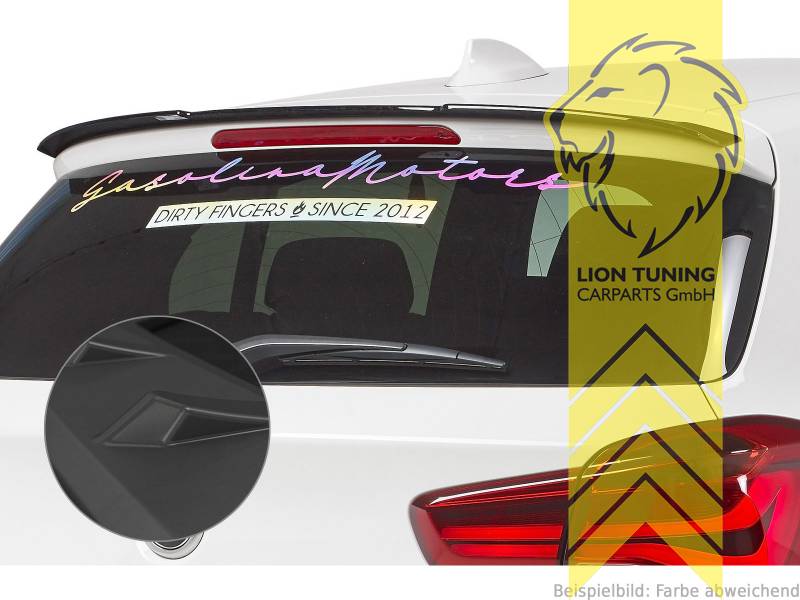 schwarz matt, ABS Kunststoff, Eintragungsfrei / mit ABE