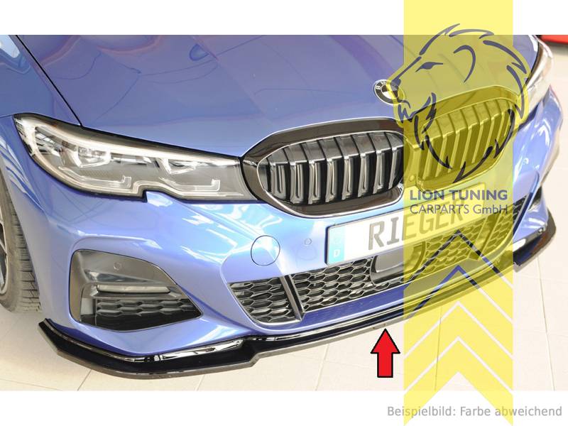 schwarz matt, nur passend für M-Paket Stoßstange, ABS Kunststoff, Eintragungsfrei / mit ABE